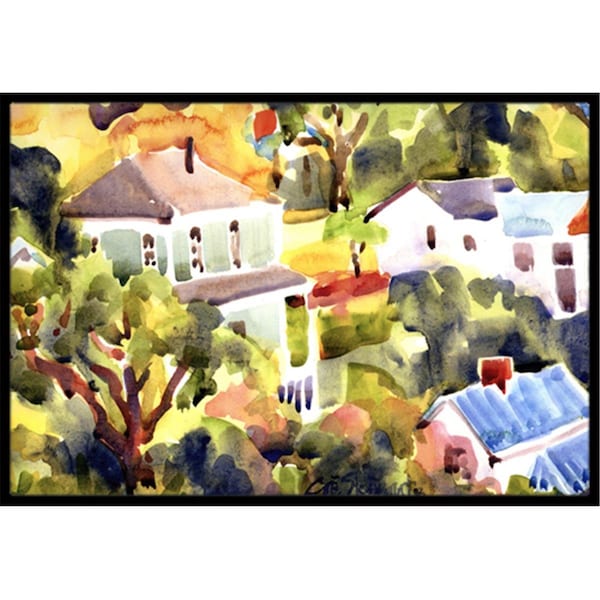 Carolines Treasures 24 x 36 in. Houses Indoor Or Outdoor Mat 6046JMAT - main